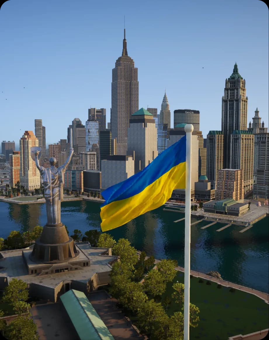 Сцена з українського GTA 5 RP сервера на RAGE MP